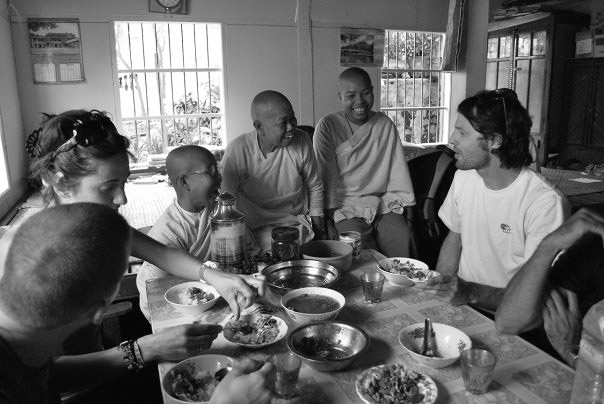 Chatting with Burmese Nuns