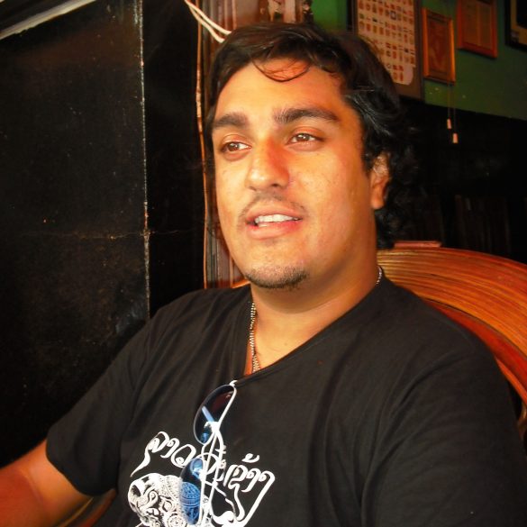 Raj without glasses