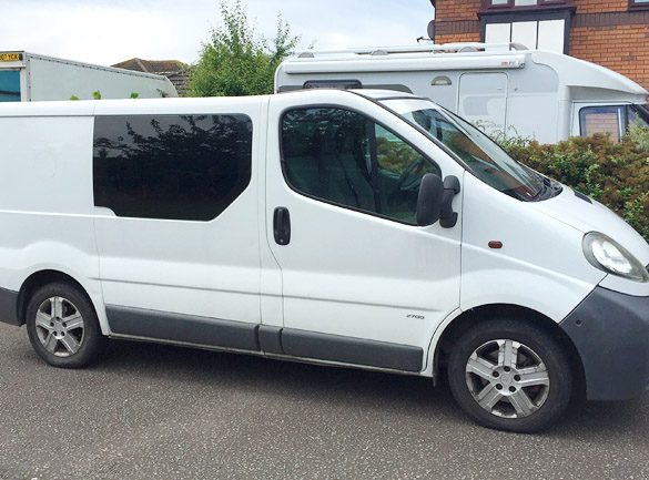Deborah the van we are converting into a campervan