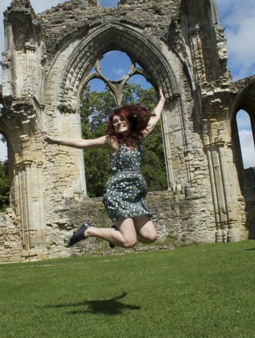 Jumping at Netley Abbey