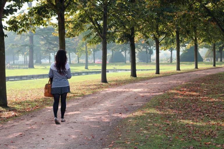 The grounds at Hampton Court Palace