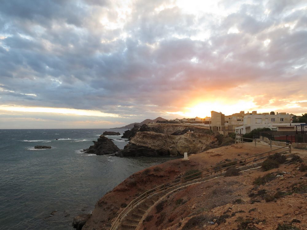 Epic sunset at Cabo de Palos